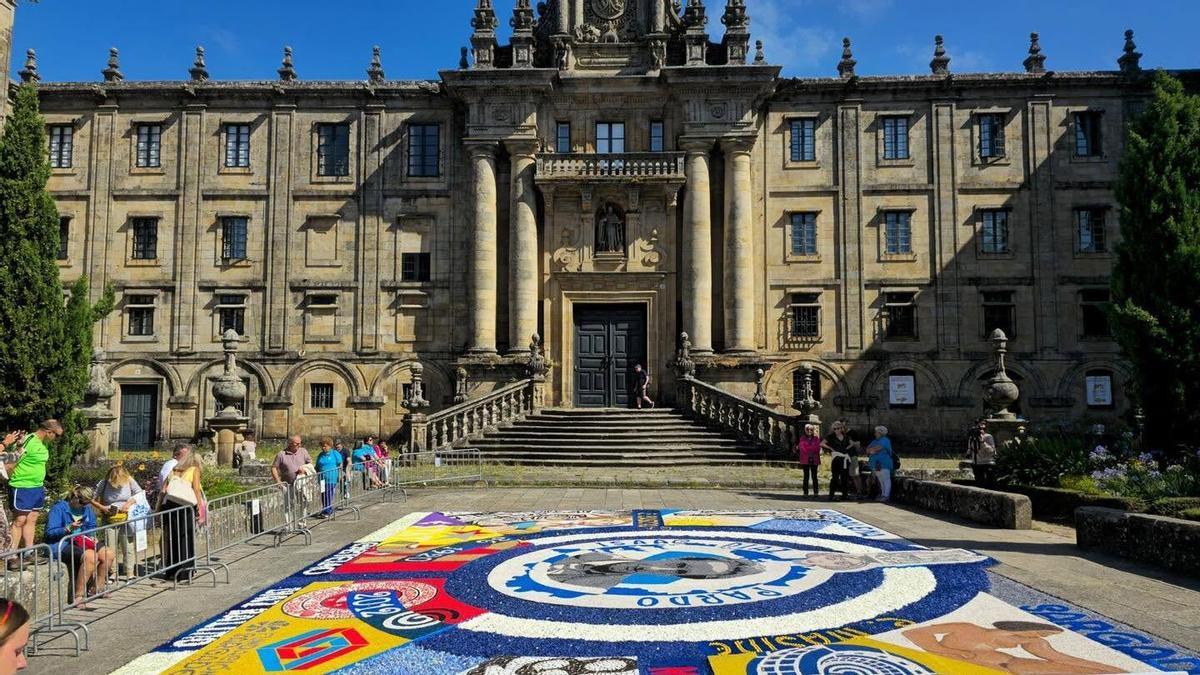 Imagen de la alfombra elaborada en 2025.