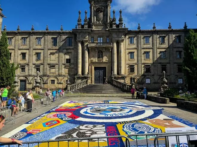Bueu participará en la alfombra al Apóstol en Santiago
