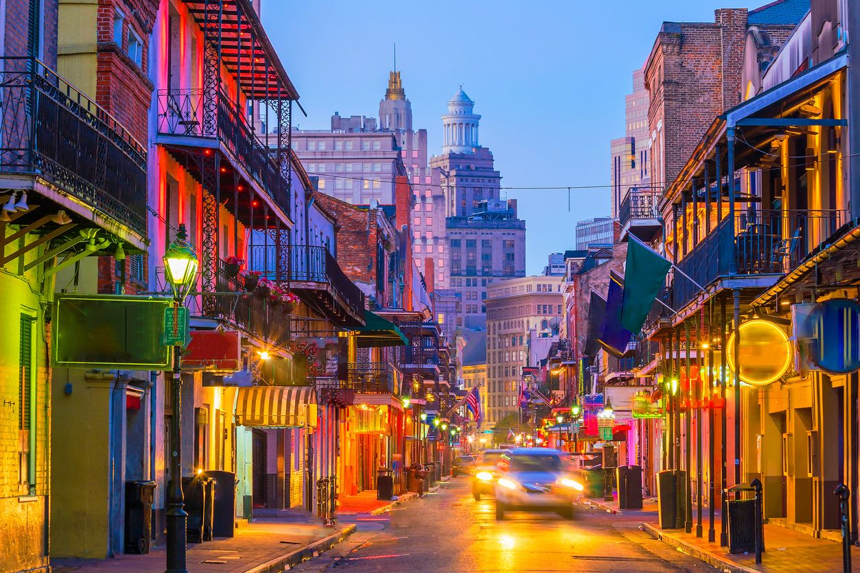 Nueva Orleans es una ciudad que transmite buena vibra.