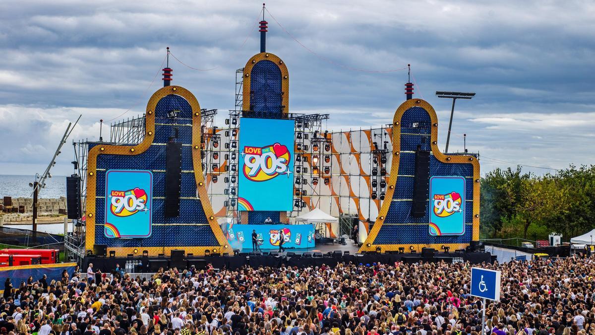 Una imagen del festival Love the 90s, de la promotora ShareMusic!, en su edición barcelonesa.