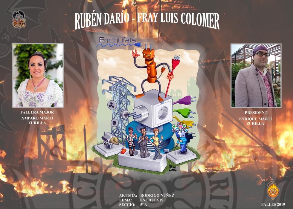 Conoce todos los proyectos de Fallas 2019 en el Marítimo