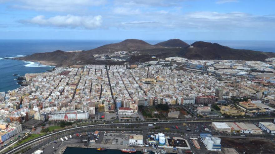 Imagen aérea de La Isleta.