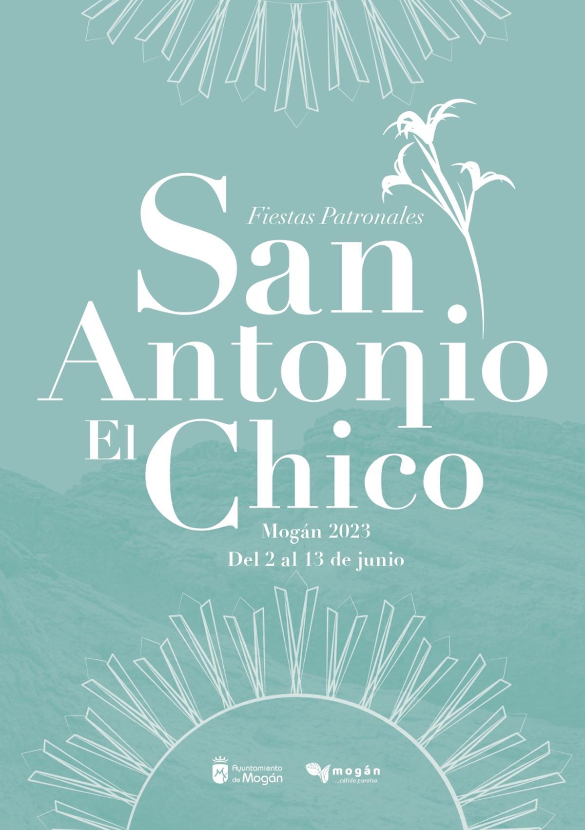 Cartel Fiestas Patronales San Antonio El Chico 2023.