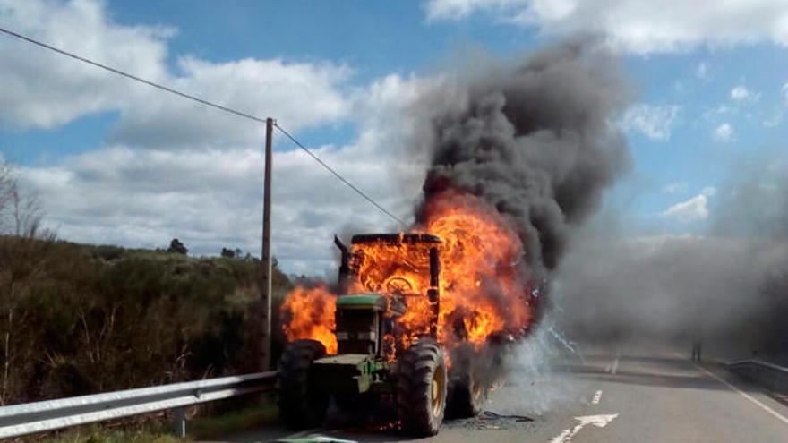 El fuego quedó extinguido a las 15 hoas. //FDV