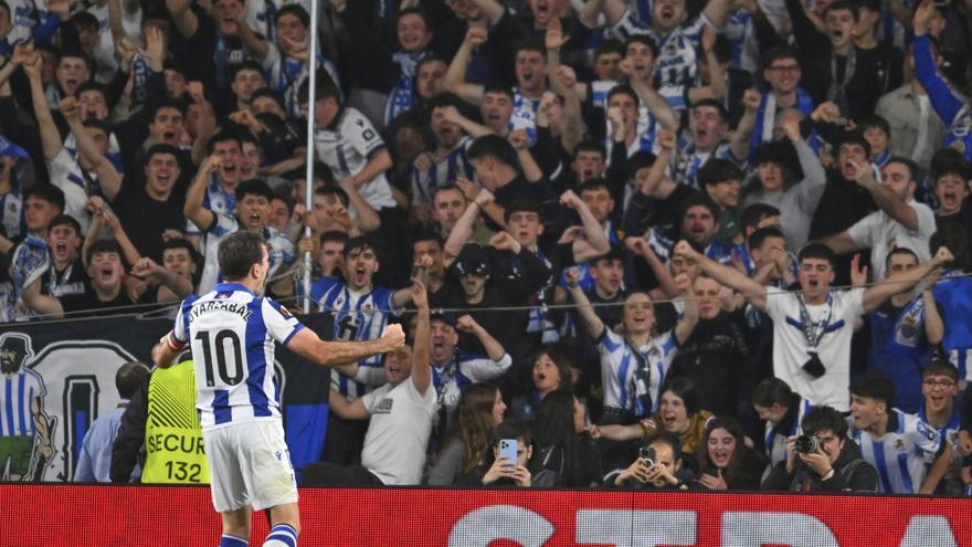 Oyarzabal revive a la Real Sociedad y el pase se resolverá en Old Trafford