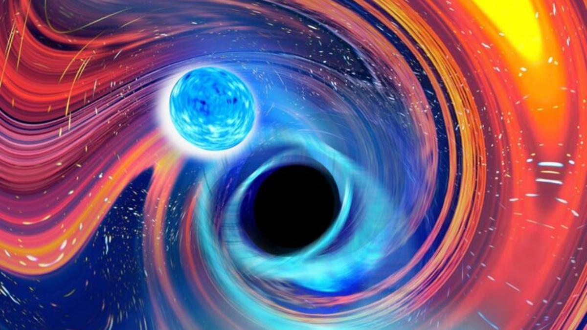 Las estrellas de neutrones son la dieta preferida de algunos agujeros negros