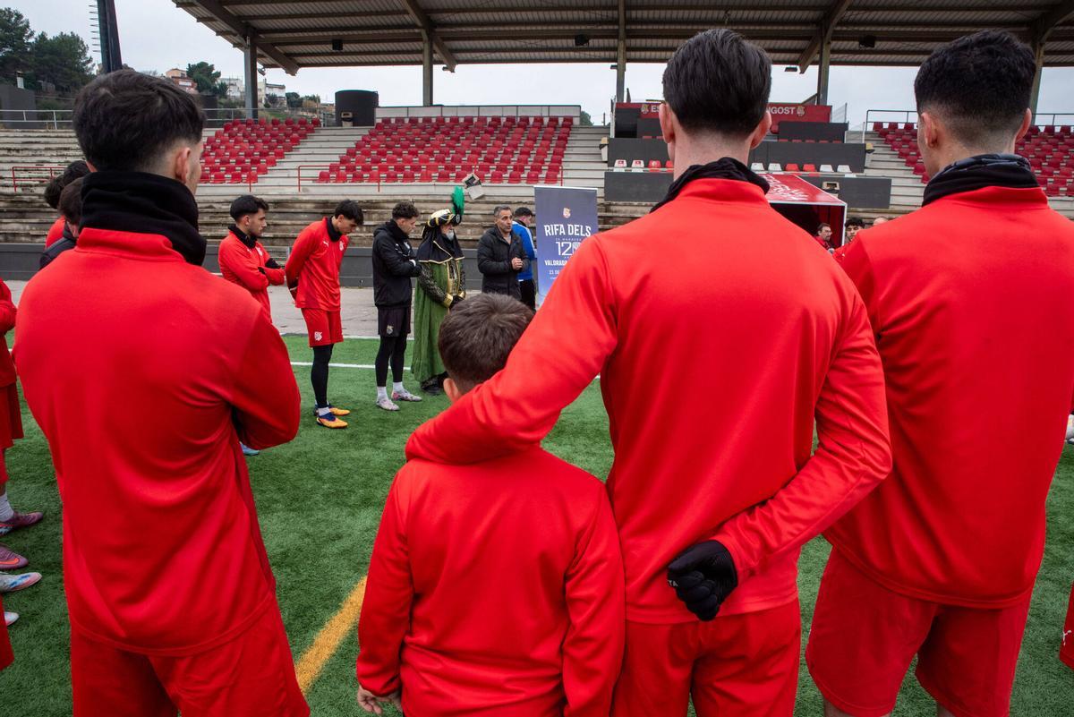 Imatges de l'últim entrenament de l'any del Centre d'Esports Manresa