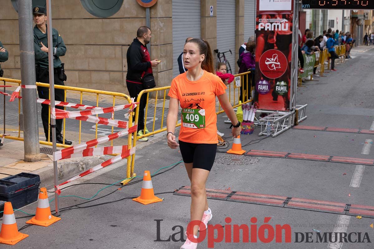 Carrera Popular Urbana y de la Mujer de Moratalla ‘La Villa, premio Marín Giménez (línea de meta)