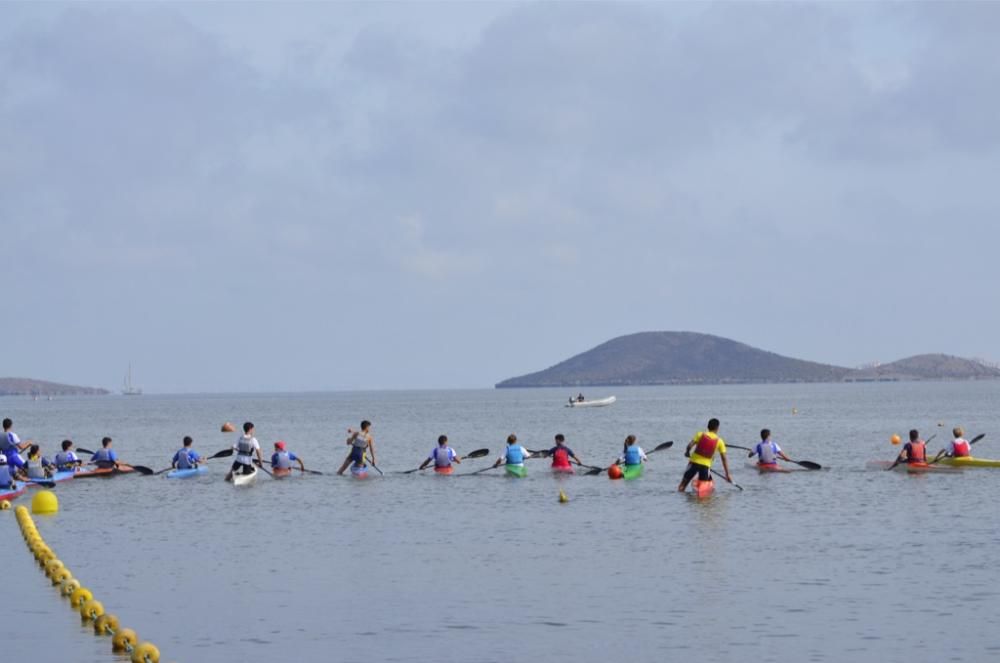 Liga Autonómica de Piragüismo en Playa Paraíso