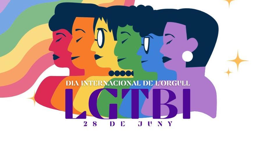Cartel Día Internacional del Orgullo LTBI de la Concejalía de LGTBI y la Asociación LGTB Crevillent