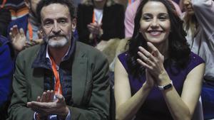 Arrimadas y Bal en la asamblea general de Ciudadanos.