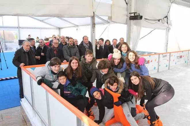 Pista de hielo en Ourense