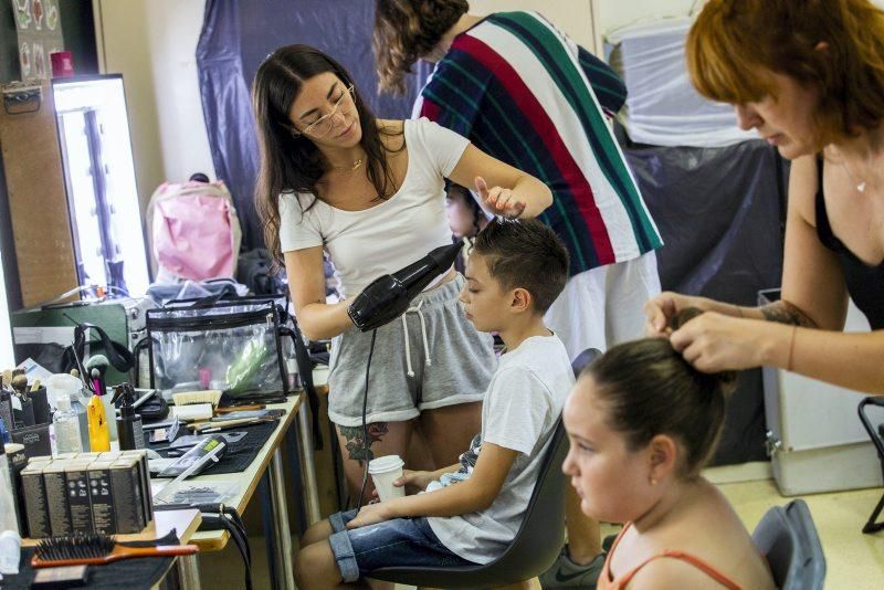 Rodaje de la película "Uno para todos" en Caspe