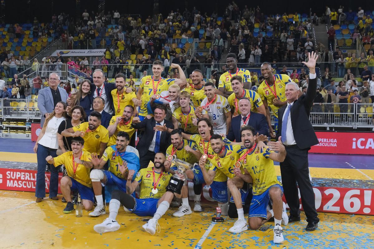 15-05-2026 LAS PALMAS DE GRAN CANARIA. CV Guaguas # CV Melilla, segundo partido de la final de la Superliga de voleibol  | 15/05/2026 | Fotógrafo: Andrés Cruz