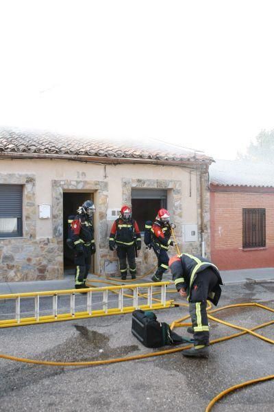 Incendio en el Espíritu Santo (Zamora)