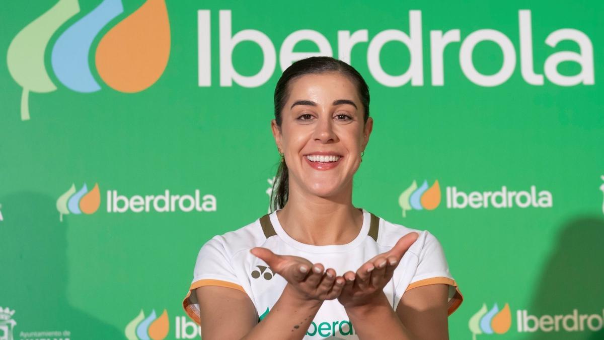 Carolina Marín, esta semana con Iberdrola en Huelva