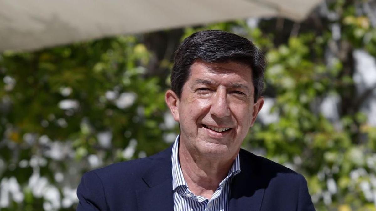 Juan Marín, candidato de Ciudadanos a la Presidencia de la Junta de Andalucía. para las elecciones del 19J.