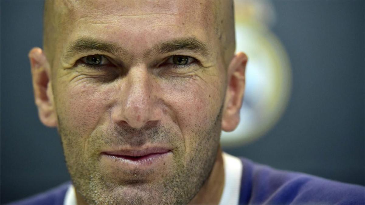 Zidane atiende a los periodistas