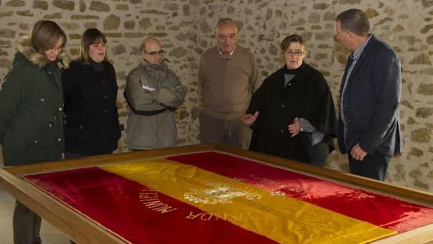 Diputación restaura la bandera de la banda de música de Benassal