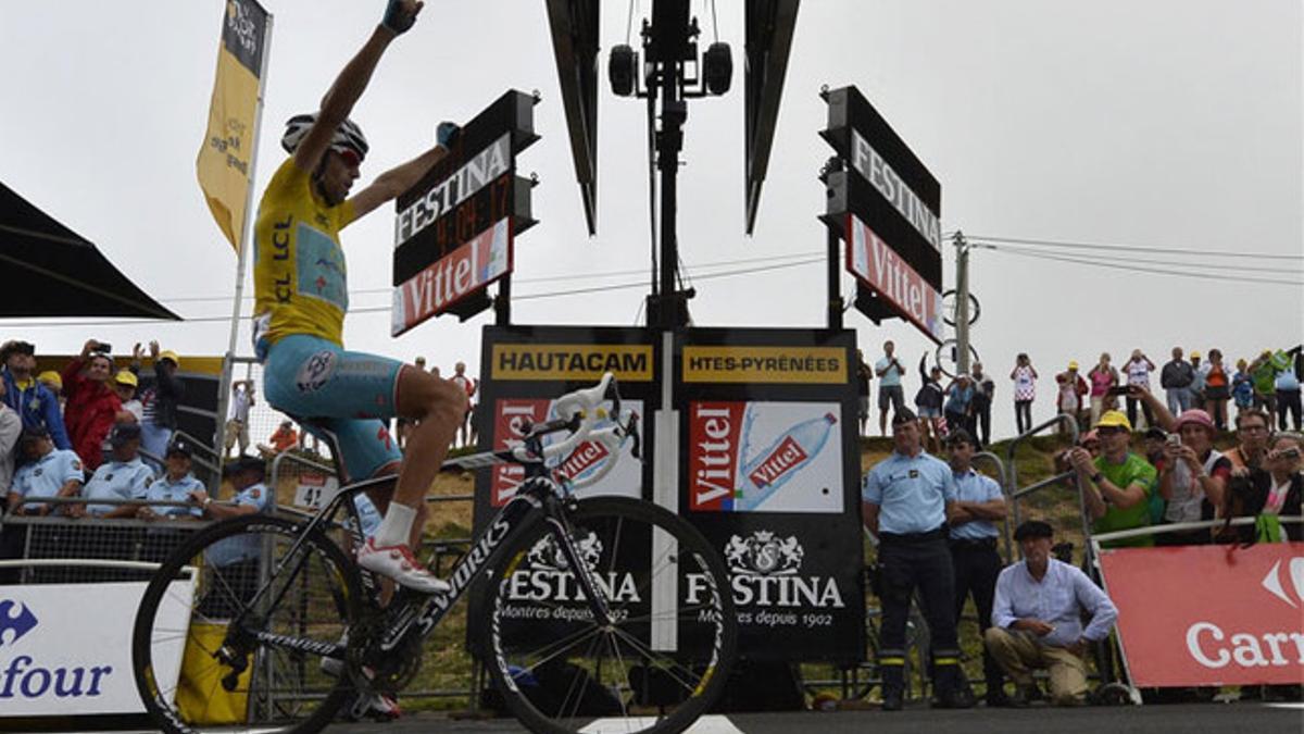Nibali está orgulloso de haber ganado tiempo en todos los terrenos del Tour