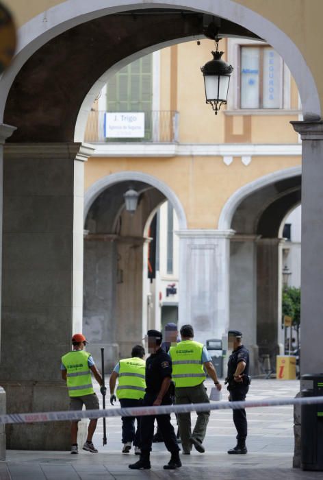 La última bomba de ETA estalló en la Plaza Mayor de Palma