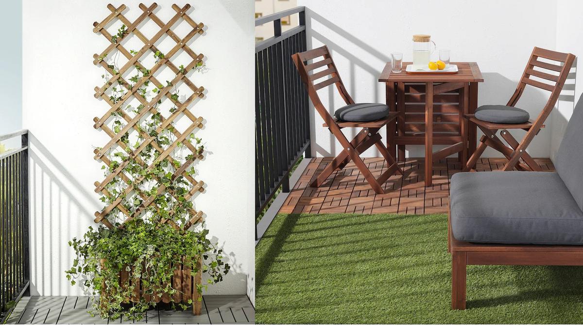 Decorar terrazas pequeñas | Las plantas y el suelo pueden darle un aire nuevo a este espacio