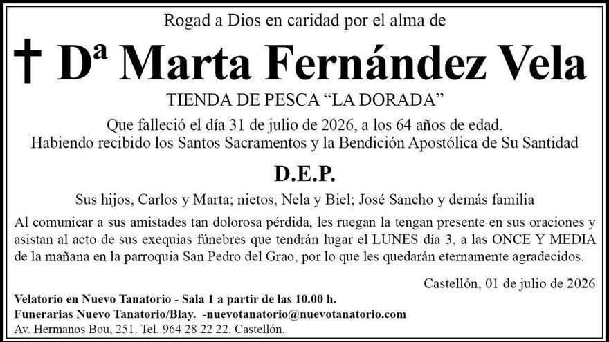 Da Marta Fernández Vela