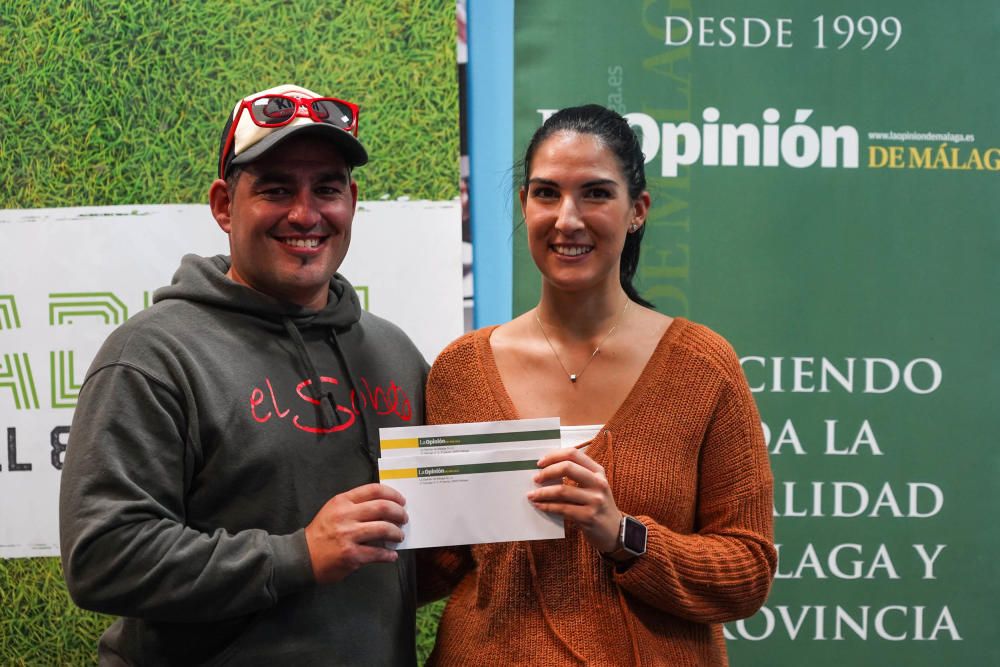 Entrega de los premios a los ganadores del V Torneo de Pádel de La Opinión de Málaga.