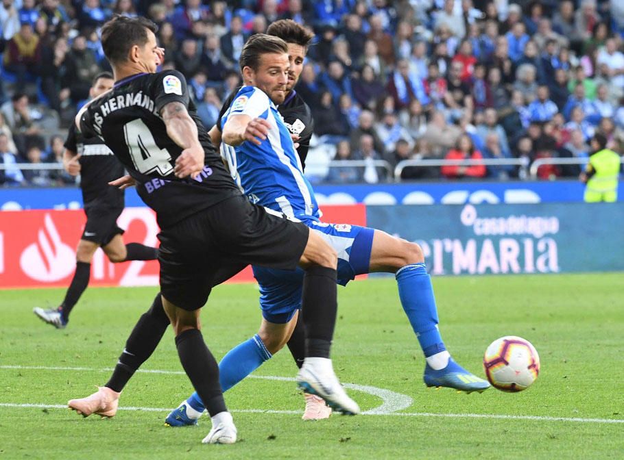 El Málaga CF consigue un trabajado punto en su visita a Riazor que pudo acabar en victoria pero también en derrota