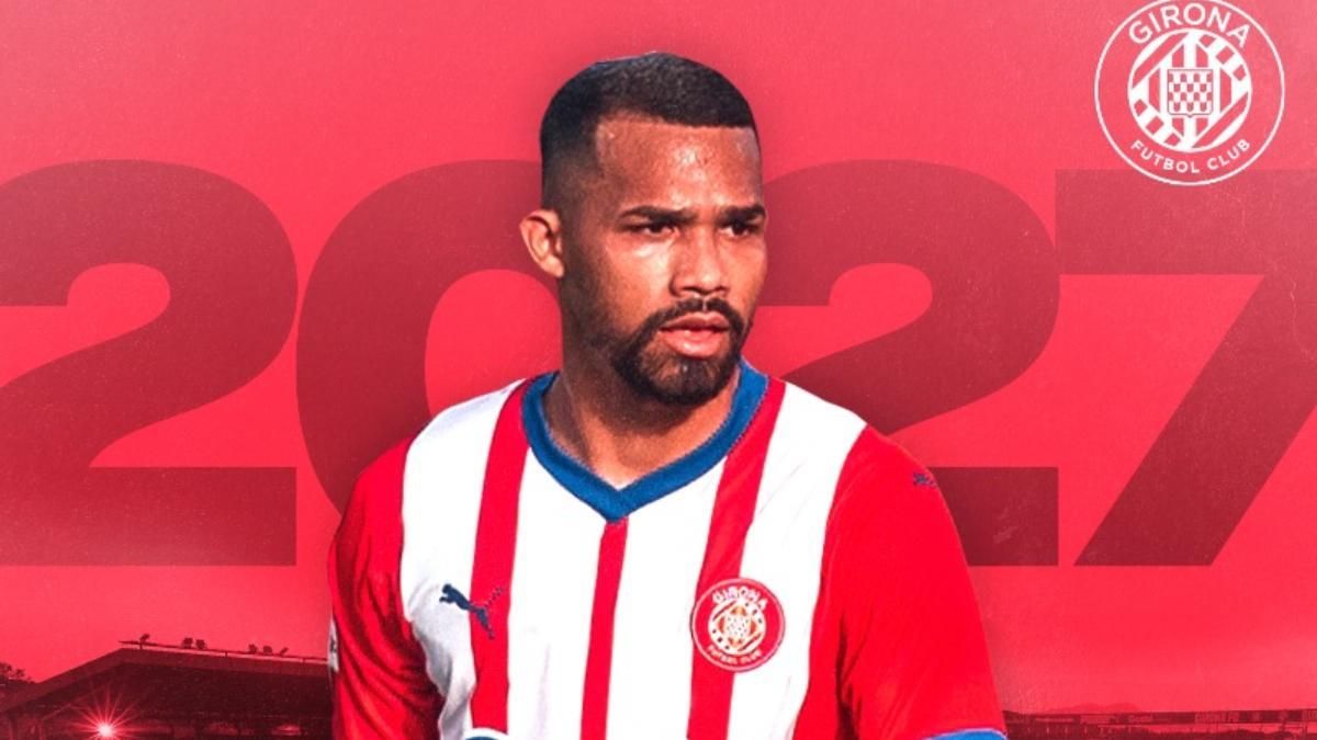 Yangel Herrera firma con el Girona hasta 2027