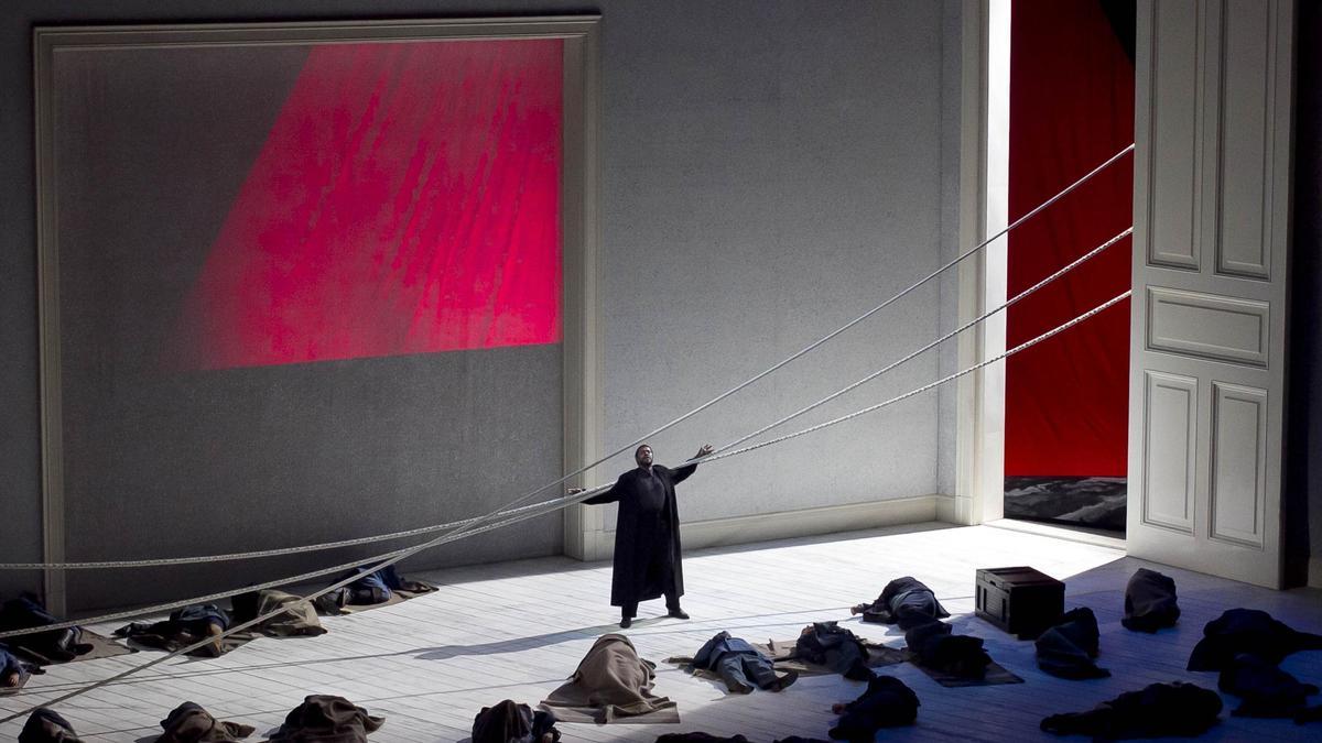 Imagen de la ópera Der Fliegende Holländer (El holandés errante).