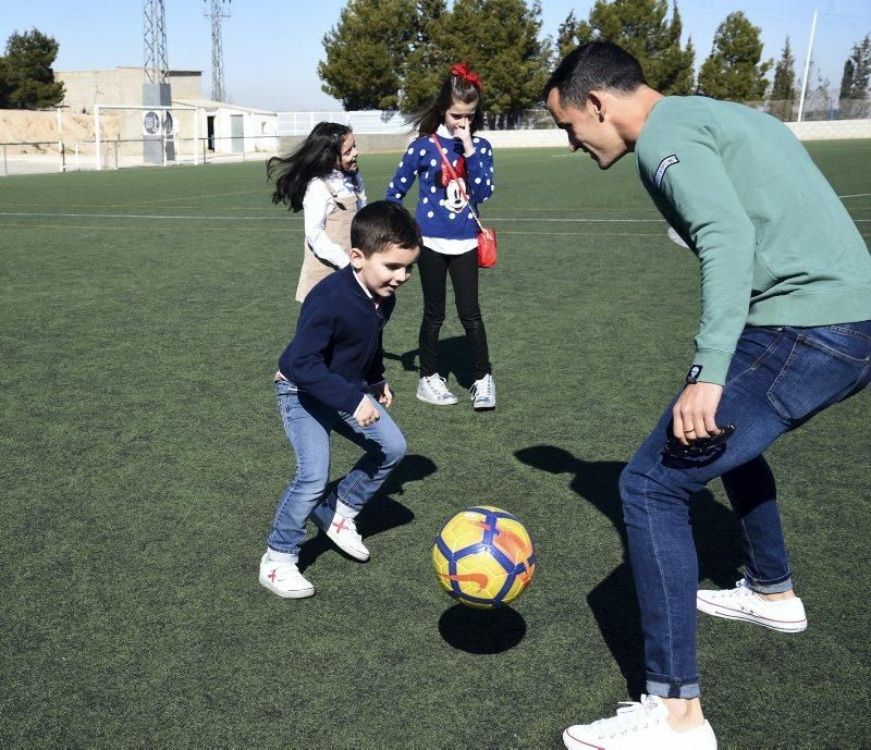 Miguel Linares visita Fuentes de Ebro