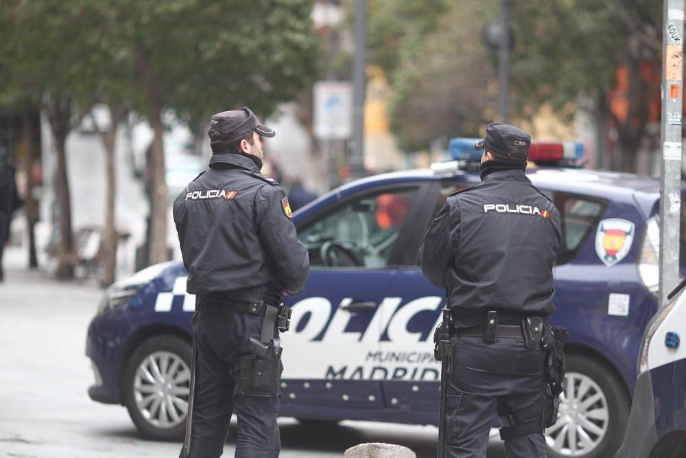 Disturbios en el madrileño barrio de Lavapiés