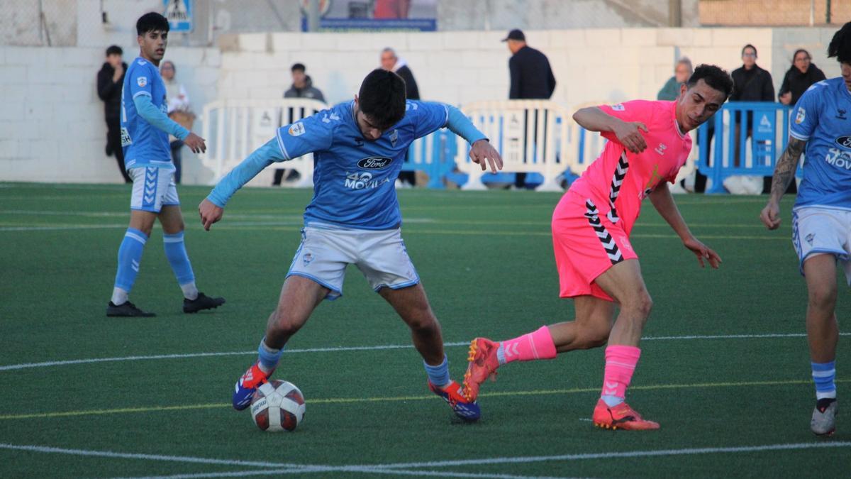 El Olímpic en el partido de la pasada jornada ante el Independiente de Alicante.