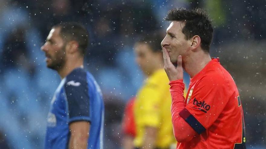 El Barcelona no logra romper el &#039;cerrojo&#039; planteado por el Getafe