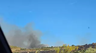 Reabierta la CC-227 en Malpartida de Plasencia cerrada por un incendio