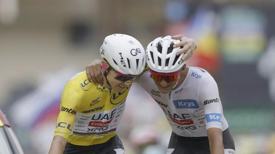 Un Pogacar humà engrandeix la seva llegenda en el Tour