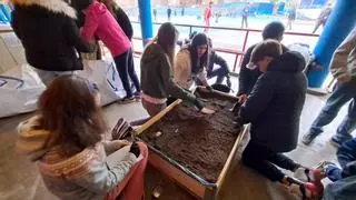 Arqueólogos por un día en el Colegio Santo Domingo de Silos de Zaragoza