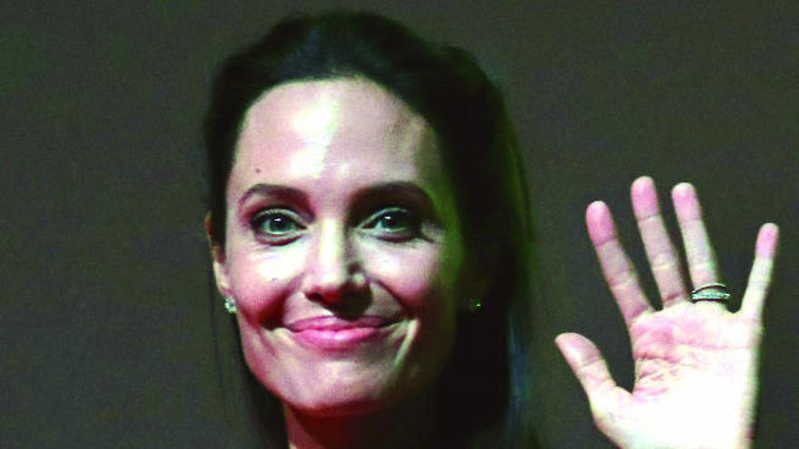 Angelina Jolie, ayer.