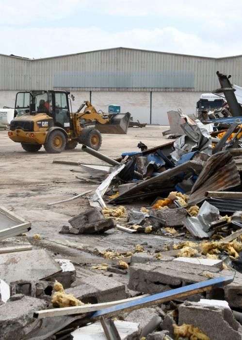 19/03/2019 TELDE. Obras del nuevo supermercado de Lild, en el polígono industrial Las Rubiesas.   Fotografa: YAIZA SOCORRO.  | 19/03/2019 | Fotógrafo: Yaiza Socorro