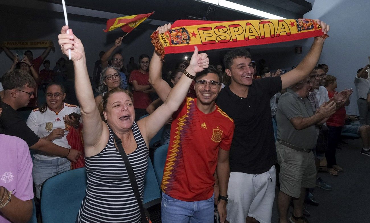 Telde vibra con Misa y con la España campeona del mundo de fútbol femenino