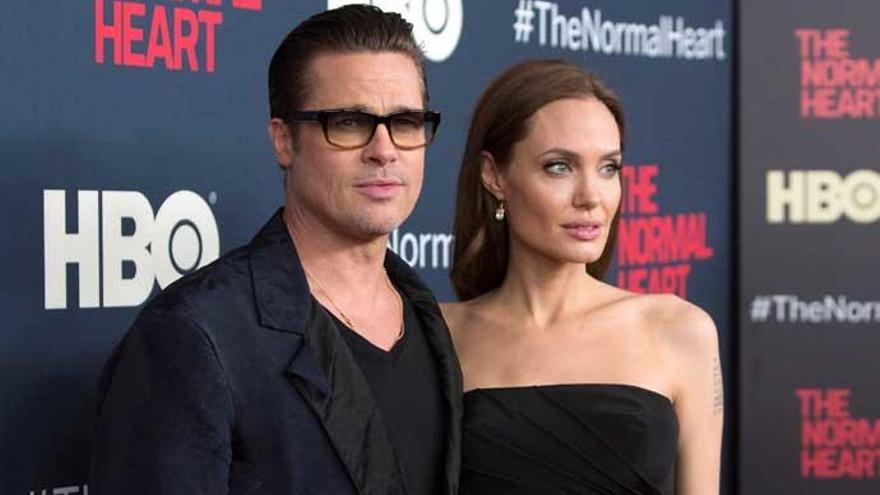 Brad Pitt, junto a Angelina Jolie cuando eran pareja.