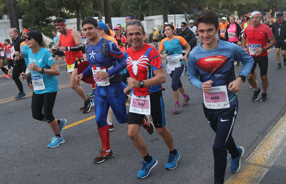 Las mejores imágenes de la Maratón de Málaga 2018