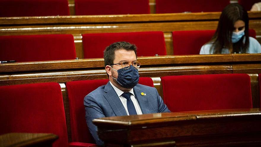 Aragonès, al Parlament, en una foto d&#039;arxiu.