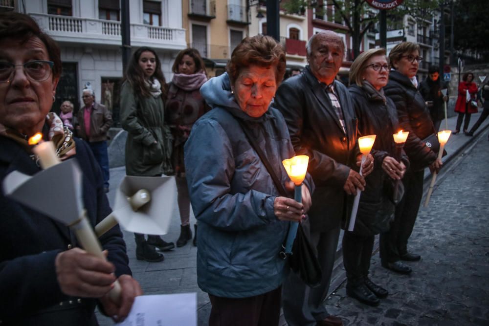 Procesión del Vía Crucis en Alcoy