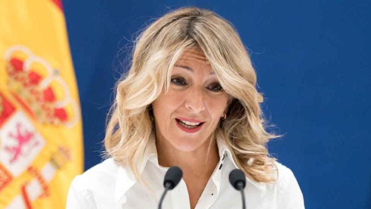 La ministra de Trabajo, Yolanda Díaz.