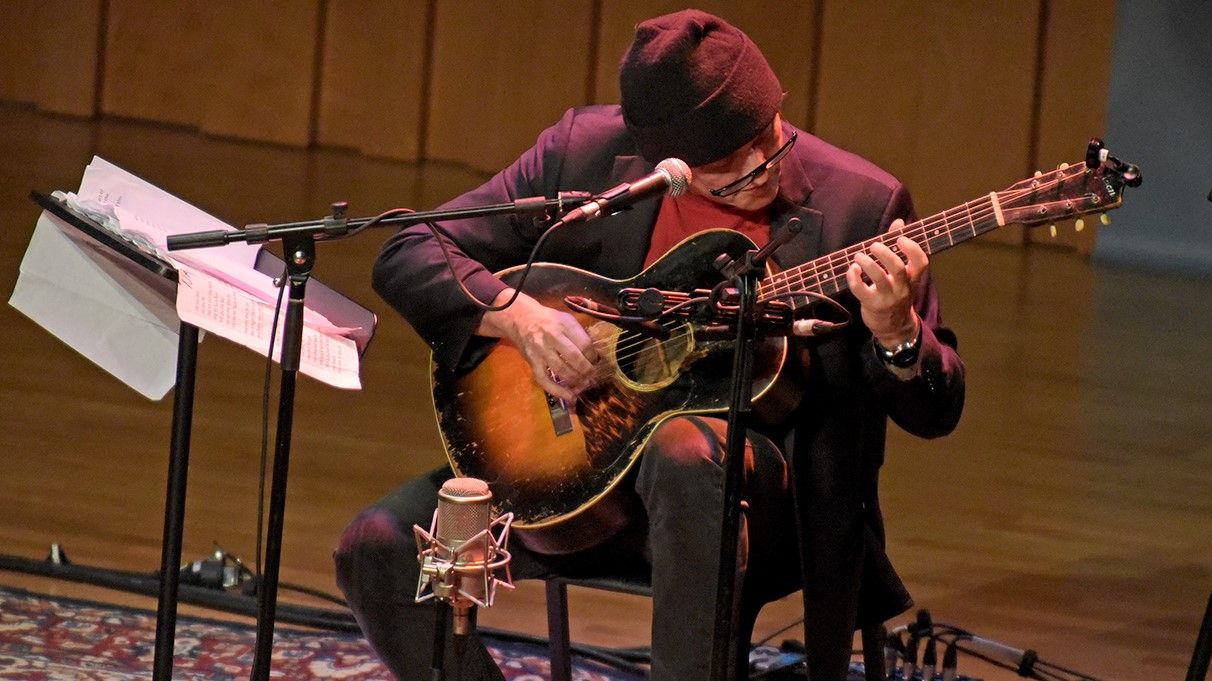 Marc Ribot, en el concierto que ofreció el jueves en el Conservatori del Liceu