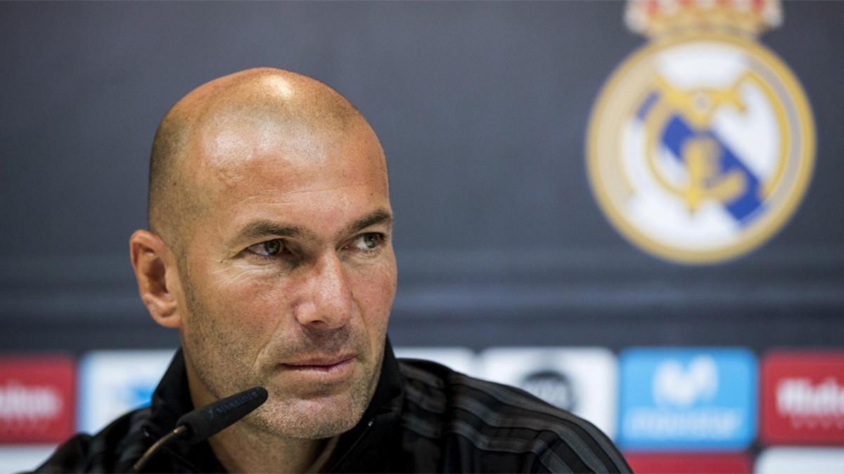 Zinedine Zidane, entrenador del Real Madrid