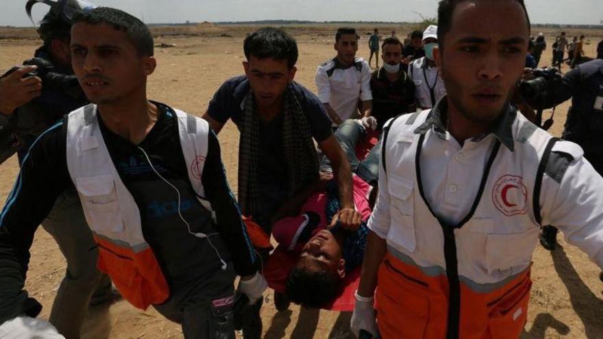 Al menos 28 palestinos heridos en las protestas del Día de la Ira en Gaza