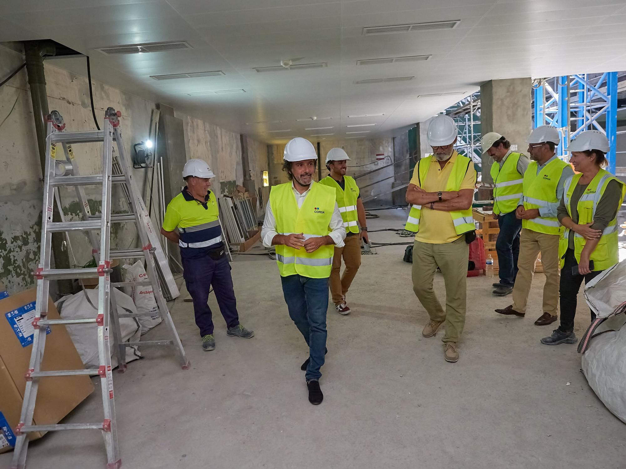 Obras de rehabilitación del edificio de servicios administrativos del Parlamento de Canarias